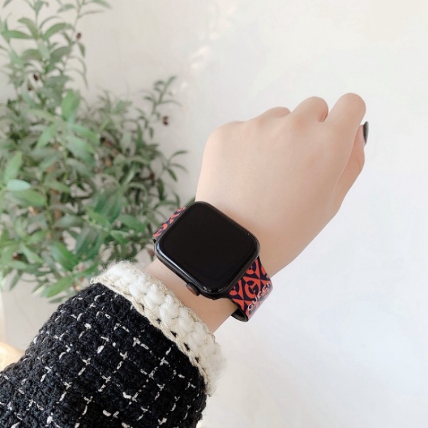 Dây Đeo Đồng Hồ Bằng Silicone Cho Apple Watch 49mm 44mm 40mm 45mm 41mm 42mm 38mm ultra series 8 7 SE 6 iWatch 5 4 3 2 1