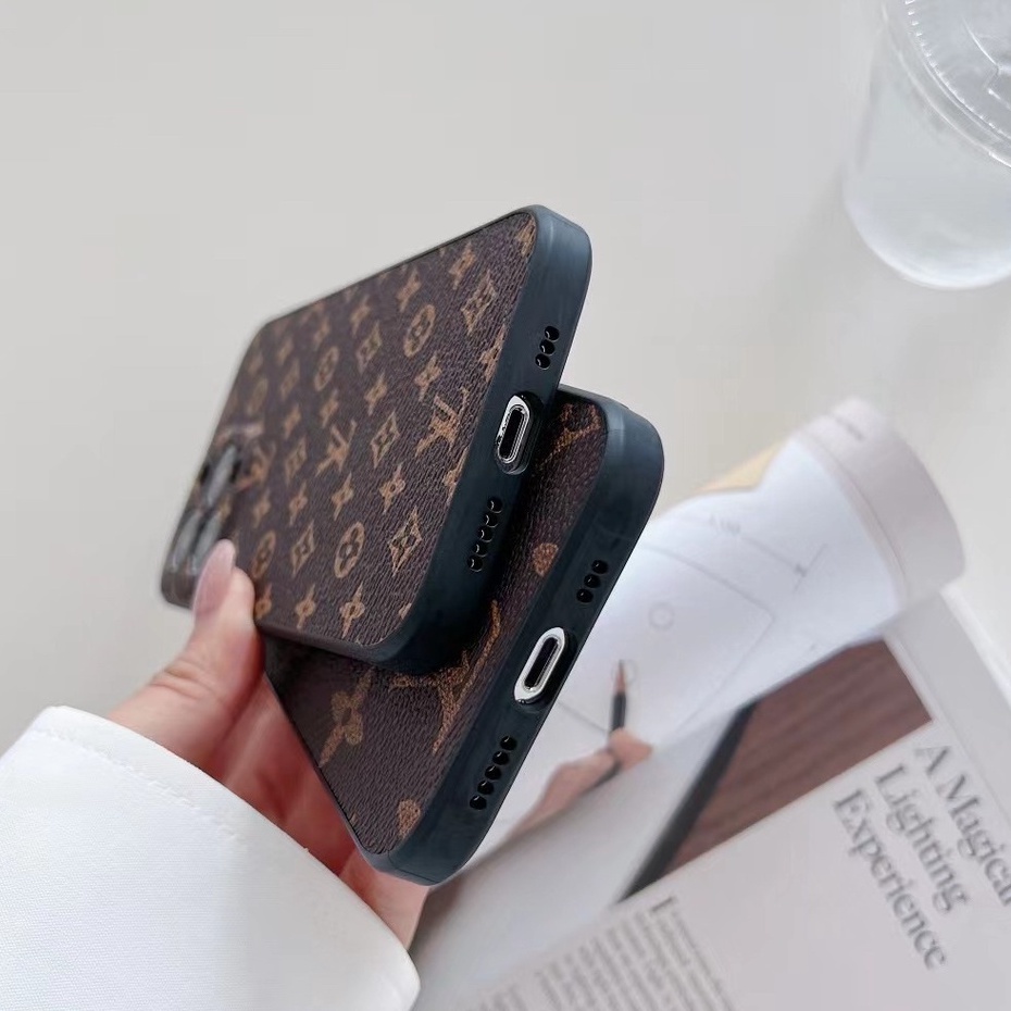 Ốp lưng iphone viền xi hở táo BVC LV 7plus/8/8plus/x/xr/xs/11/12/13/pro/max/plus/promax