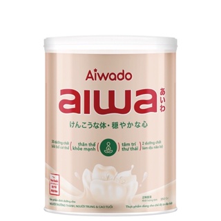 HÀNG CHÍNH HÃNG - Tặng 1 thanh kẹo - Sữa bột Aiwa lon 350g chính hãng