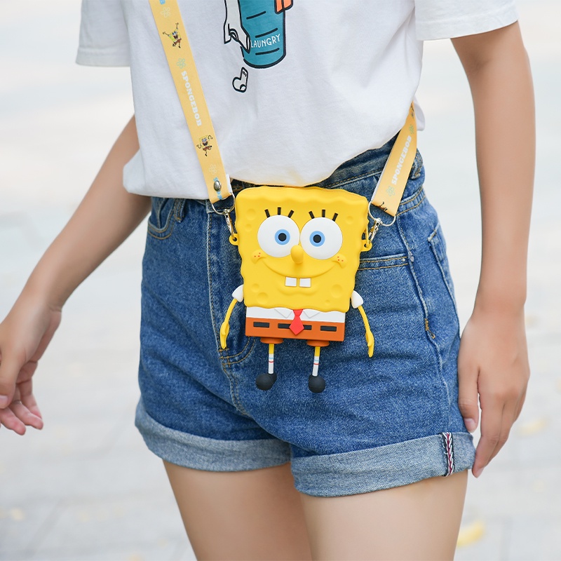 Ví Silicone Đựng Tiền Xu Chính Hãng Hình SpongeBob