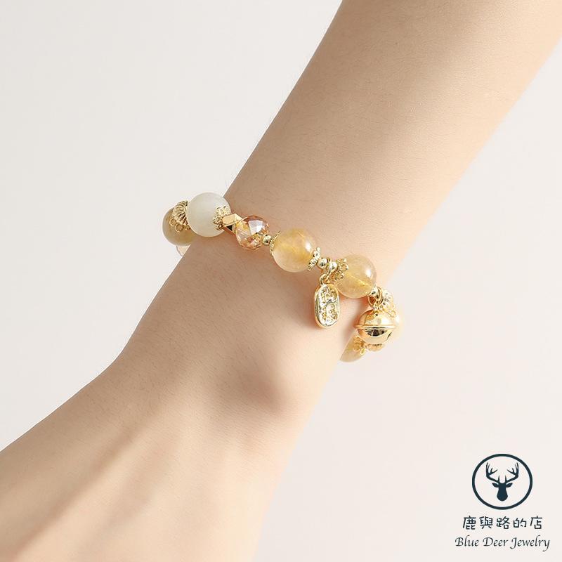 Vòng Đeo Tay May Mắn Bằng Titan Đính Pha Lê Lấp Lánh