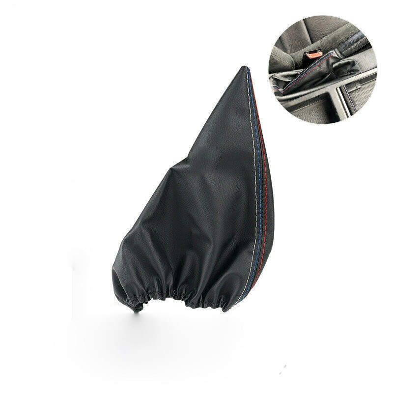 Mới Xe Dịch Chuyển Bánh Răng Dính Chống Bụi Bao Đen Handbrake Da PU Gaiter Boot Dành Cho Xe BMW E30 