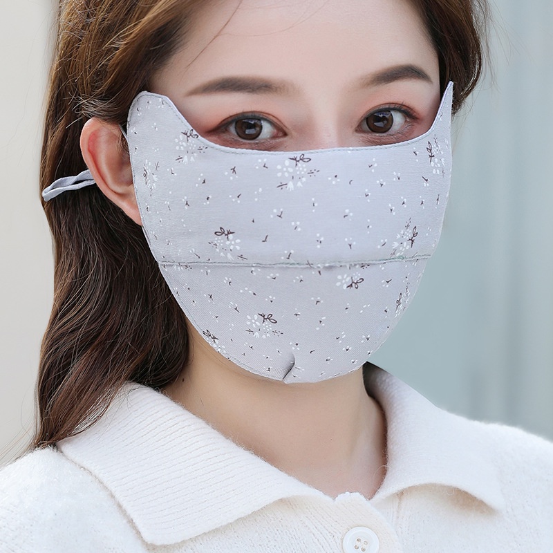 Khẩu Trang cotton Giữ Ấm Bảo Vệ Mắt Phong Cách Hàn Quốc Thời Trang Thu Đông Cho Nam Nữ