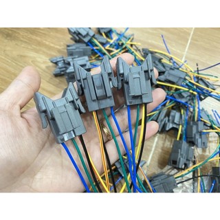 Nhựa relay 4 chân 5 chân bấm sẵn dây điện ( 1 cái)