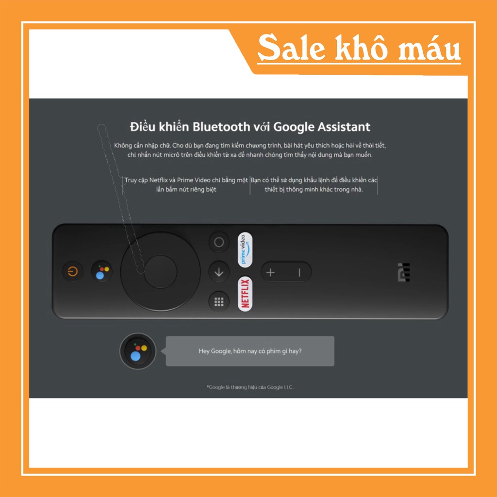 Tri ân  Tivi box Xiaomi Mi TV Stick Bản Quốc Tế Tiếng Việt tìm kiếm giọng nói Tri ân