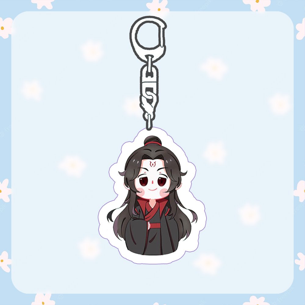 Standee mini 3cm x móc khóa Ma đạo tổ sư Thiên quan tứ phúc Hệ thống tự cứu ver chibi đứng acrylic anime mica mô hình