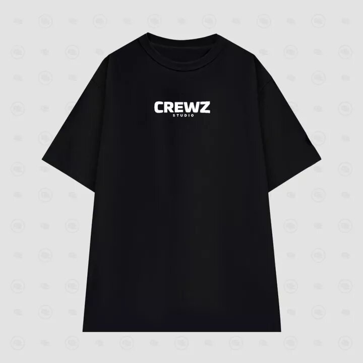 Tee basic ss1 CREWZ áo thun tay lỡ unisex