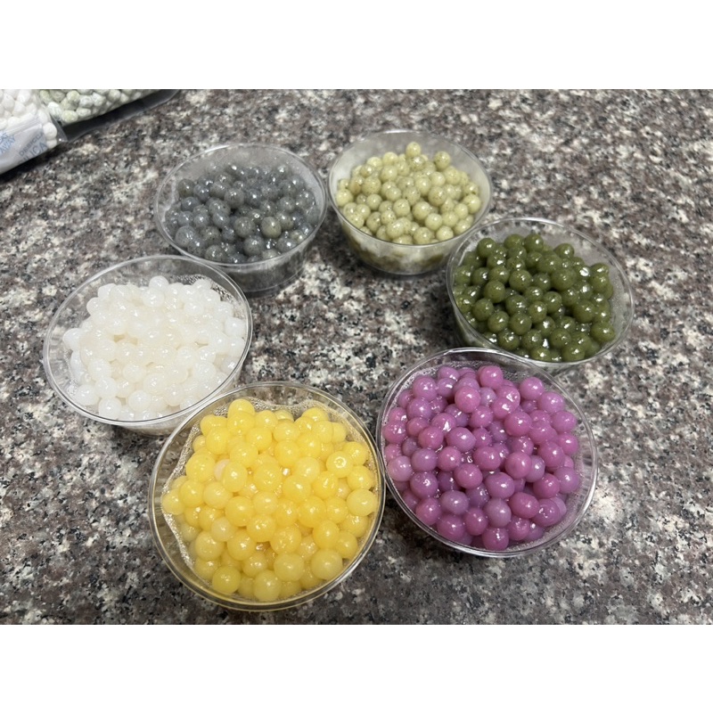 Trân châu Mochi dẻo combo 6 vị