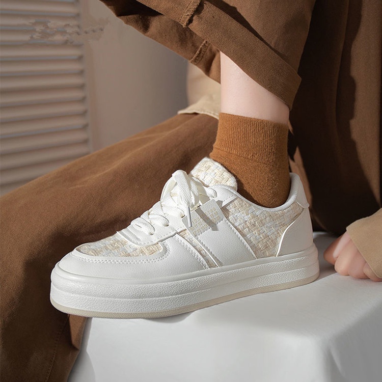 Giày Thể Thao Mùa Hè 2022 Phối Lưới Thoáng Khí Phong Cách Hàn Quốc Cho Nữ