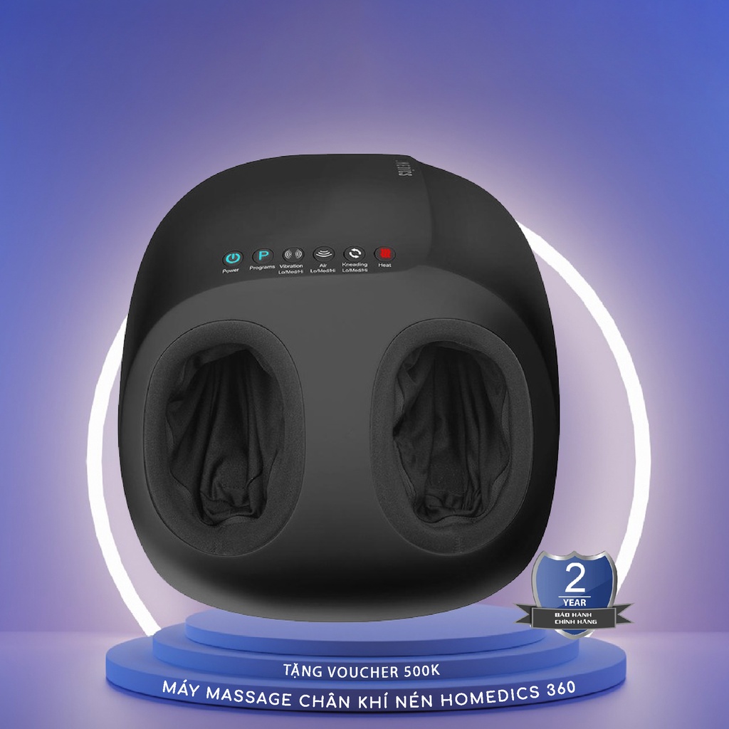 Máy massage chân cao cấp khí nén kèm nhiệt Homedics FMS-360 HT Beauty