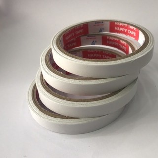 [XẢ KHO 3 NGÀY] BĂNG KEO 2 MẶT CÁC SIZE 1.2F, 2.5F, 5F siêu dính để dán giấy, thùng carton