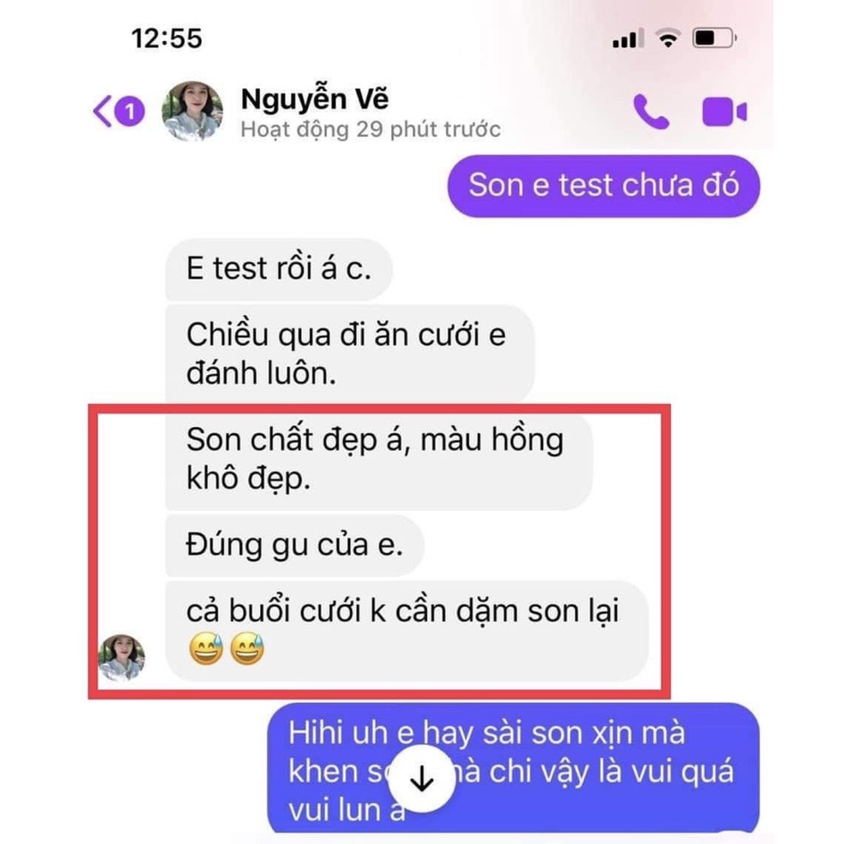 Son kem lì lâu trôi ANGELUX chính hãng, Son kem màu Hồng Trà Khô mềm mịn lên màu chuẩn