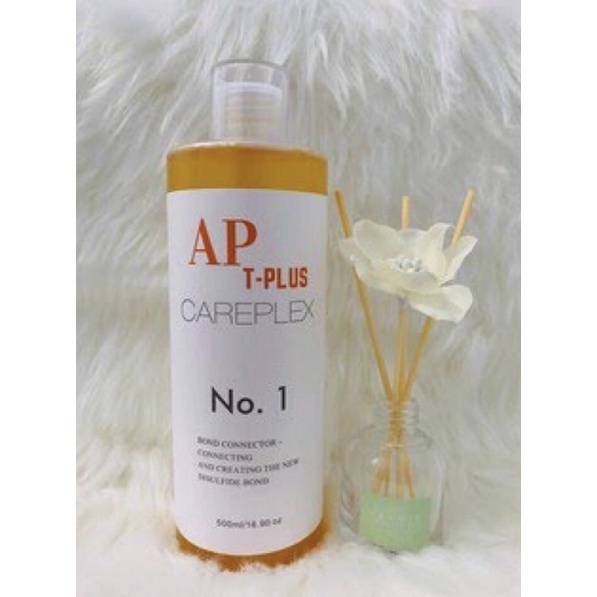 Sản phẩm dưỡng,kích bóng, AP T-PLUS CAREPLEX NO1 500ML hỗ trợ quá trình uốn duỗi nhuộm tẩy được bóng và mượt hơn