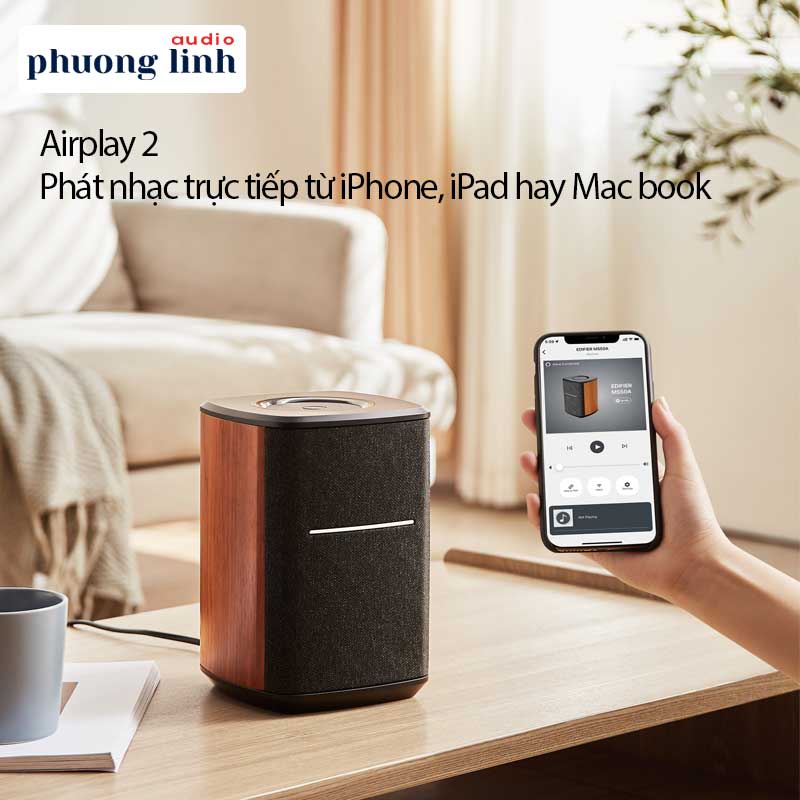 Loa Edifier MS50A bluetooth wifi Công suất 40W thông minh kết nối trực tiếp iPhone iPad qua Air Play Hàng chính hãng