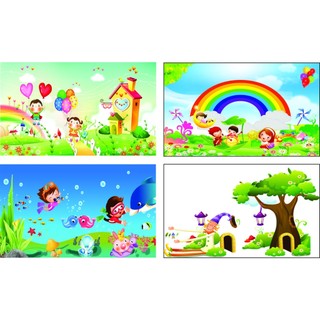 Decal dán tường mầm non - thiếu nhi - decal sài gòn
