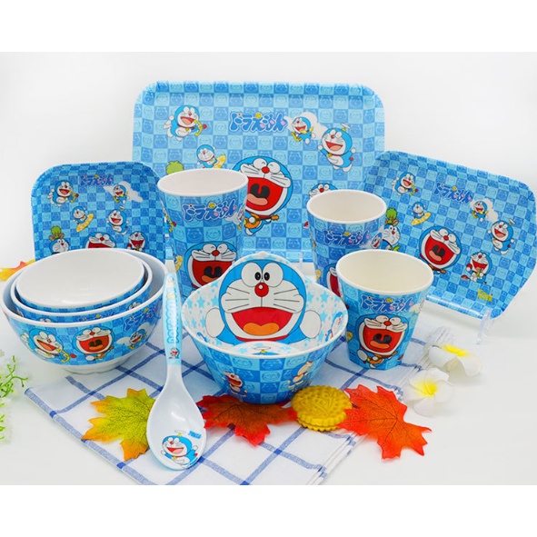Bát phíp doremon DP14 cute dễ thương hoạt hình đựng đồ ăn salad 11,3cm