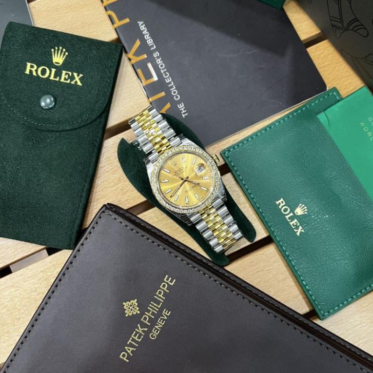 Đồng hồ nam Rolex size 41mm dây thép xịn.