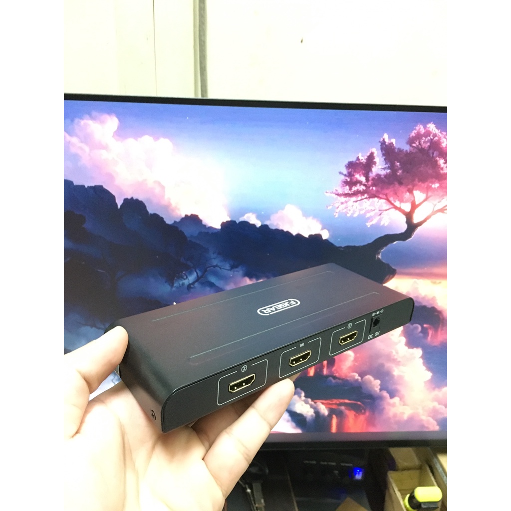 Bộ chia HDMI 1 ra 2 HD Splitter 4K102 V1.4 hỗ trợ 4K x 2K UltraHD