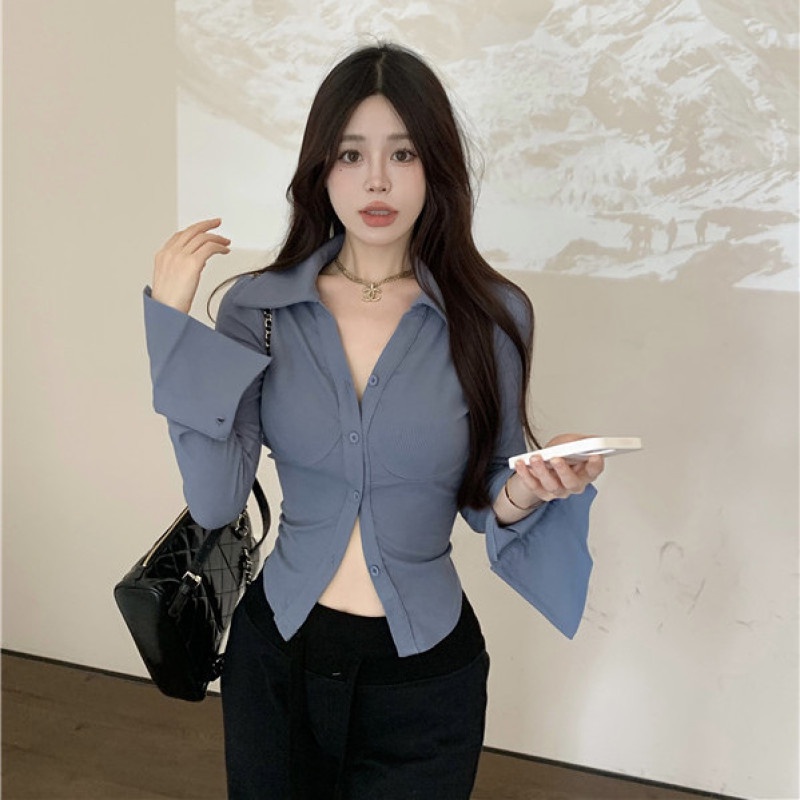 Áo Cardigan Tay Dài Màu Sắc Thanh Lịch