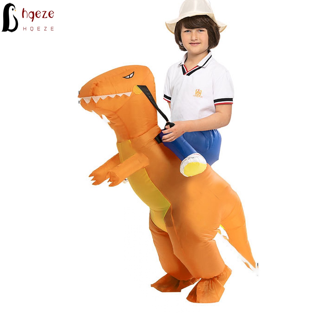 Bộ Đồ Bơm Hơi Hóa Trang Khủng Long Dino Cưỡi Vào Khủng Long Dành Cho Trẻ Em Và Người Lớn