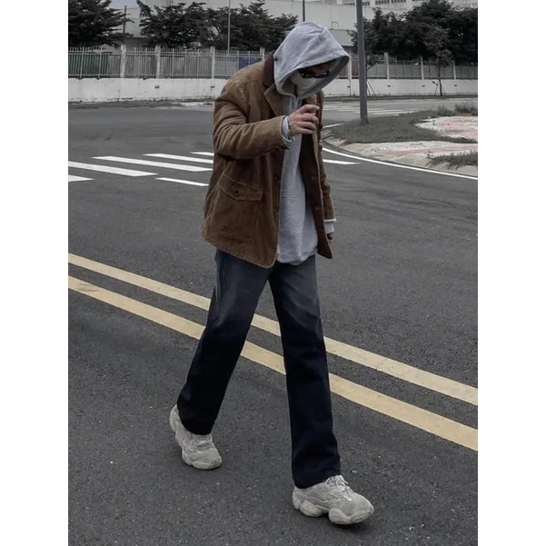 Quần Baggy Nam Jean Đen Loang 2 Màu Ống Suông Rộng Dáng Đứng Vải Bò Mềm Mại Dày Dặn Gen Z Store HN