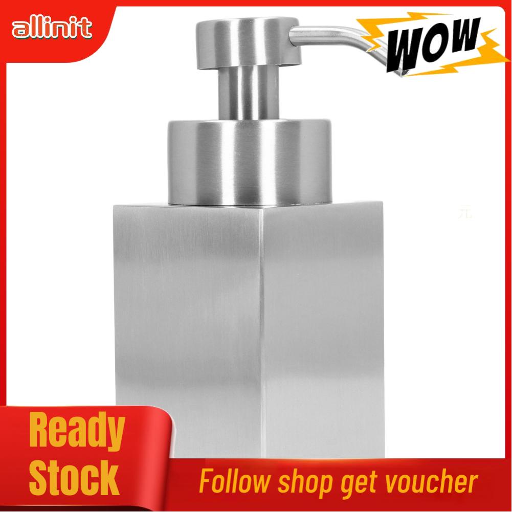 Allinit Shampoo Dispenser Soap Saving Foaming PP Pump Head for Bathroom Kitchen
