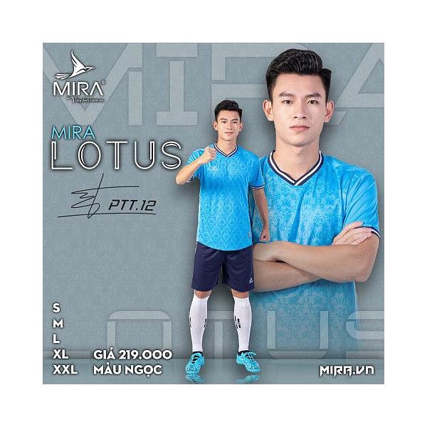 Bộ Quần Áo Đá Bóng Chính Hãng Cao Cấp Mira Lotus - Mẫu Cao Cấp 2022