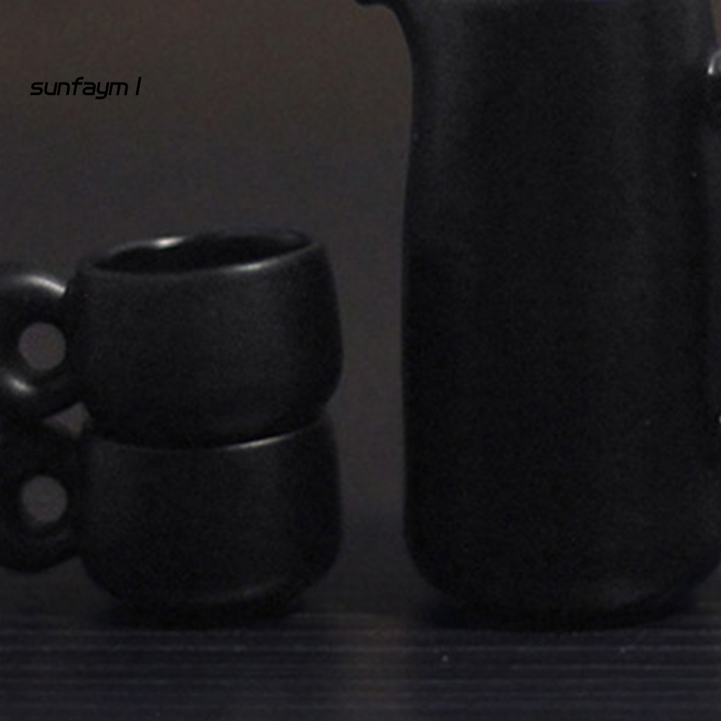 Sunfa 1 Bộ Ly Trà Ba Chiều Không Mùi Trang Trí Nhà Búp Bê Thu Nhỏ