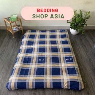Áo bọc nệm topper riotex áo nệm nhật 2 mặt có khóa kéo kích thước 1m, 1.2m, 1.4m, 1.6m, 1.8m