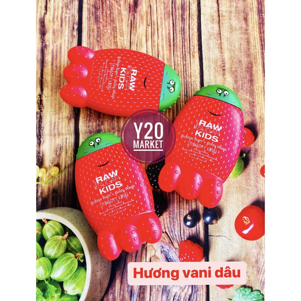 SỮA TẮM RAW SUGAR KIDS MỸ