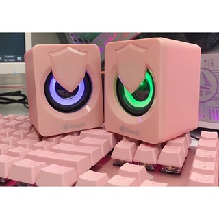 Loa máy tính để bàn mini led rgb 2.0 kisonli l1030 loa vi tính laptop gaming nghe nhạc có dây