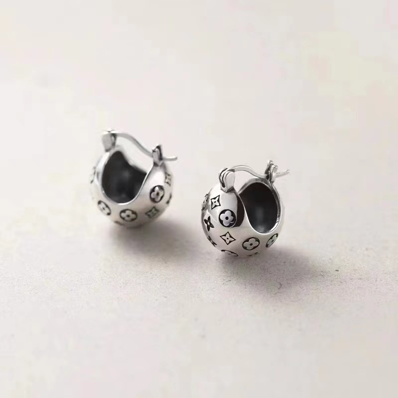 Bông tai hình cầu hoa Hàn Quốc thời trang bông tai nữ cao cấp bông tai sang trọng