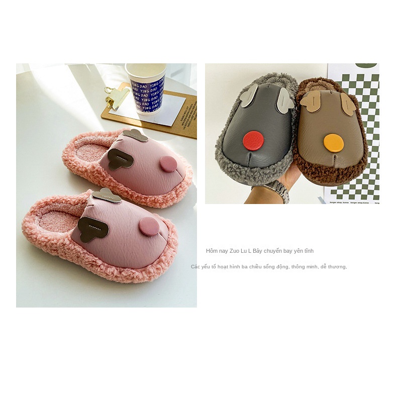 💥HOT SALE🎅💥CHZK Giáng sinh dễ thương trong nhà bông dép, đôi dép, dép nữ