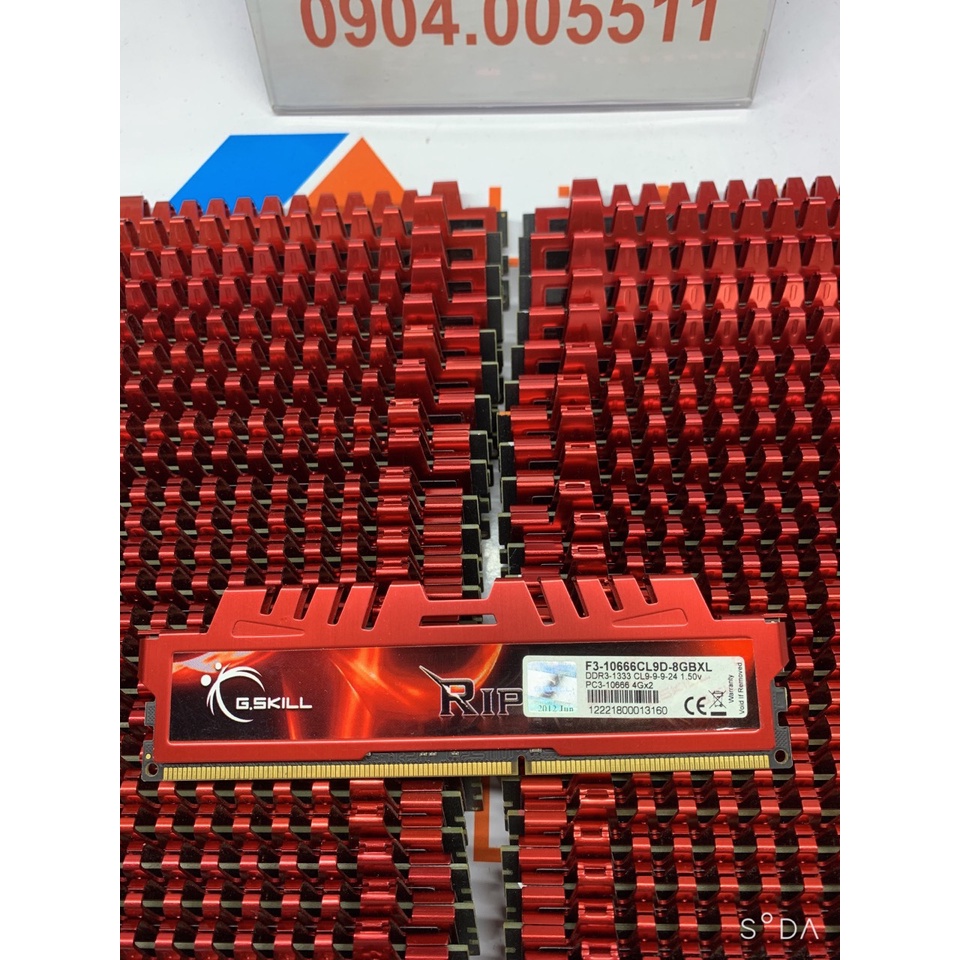 Ram Gskill Ripjaws - 4GB/ DDR3/ 1333 Mhz tản nhiệt nhôm | BigBuy360 - bigbuy360.vn