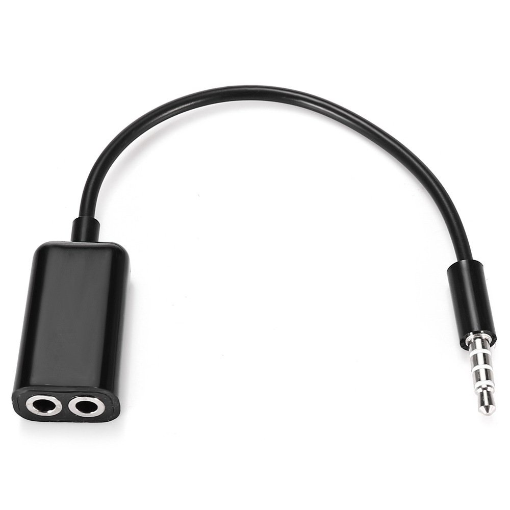 Cáp Chia Tai Nghe 1 Đầu Cực 3.5MM Ra 2 Chân 3.5MM Chữ Y