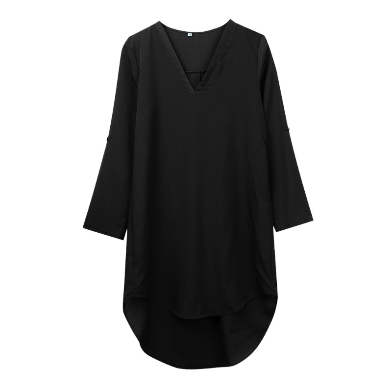 Đầm Sơ Mi Chiffon Tay Dài Dáng Rộng Thời Trang Xuân Hè Dành Cho Nữ