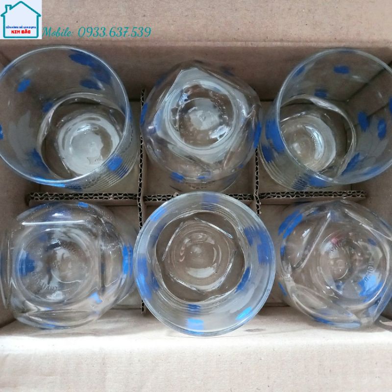 Ly thủy tinh bầu gốc 359