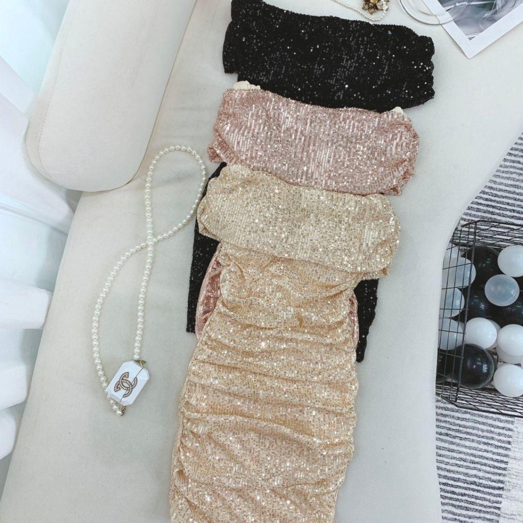 Váy body kim sa sang chảnh đầm kim sa thiết kế dự tiệc HN Clothing V82