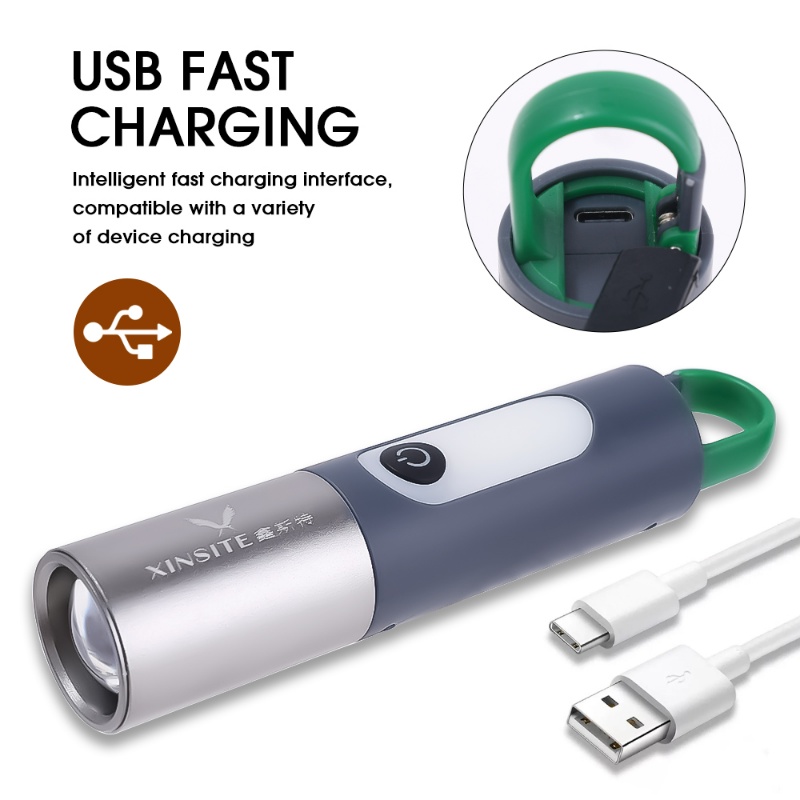 Đèn Pin XH-P50 LED Mini Chống Thấm Nước Tiện Dụng Khi Đi Cắm Trại