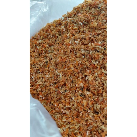 Đuôi tôm khô lẫn tôm con, thịt vụn siêu khô, rẻ nhất 100k túi 500gr