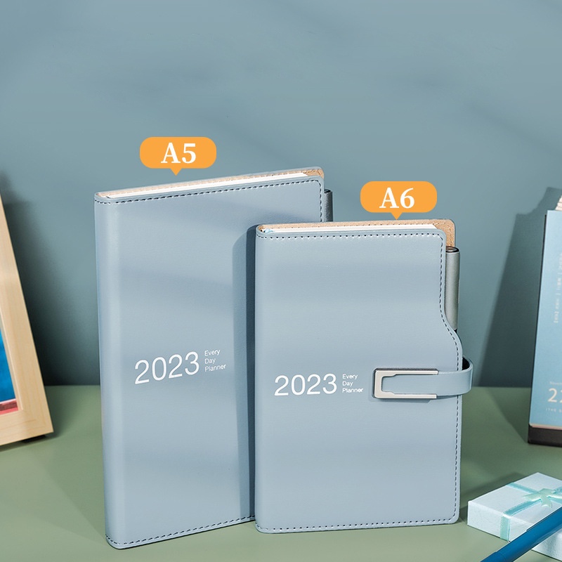 Sổ Tay Ghi Chú / Nhật Ký A5 / A6 2023 Thiết Kế Tùy Chỉnh Tiện Dụng