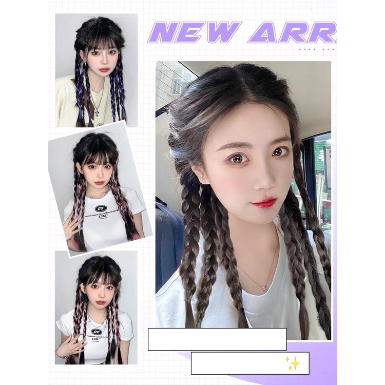 Tóc Giả Dây Buộc Đuôi Ngựa 3in1 Thời Trang Dành Cho Nữ Giá 1 Bên