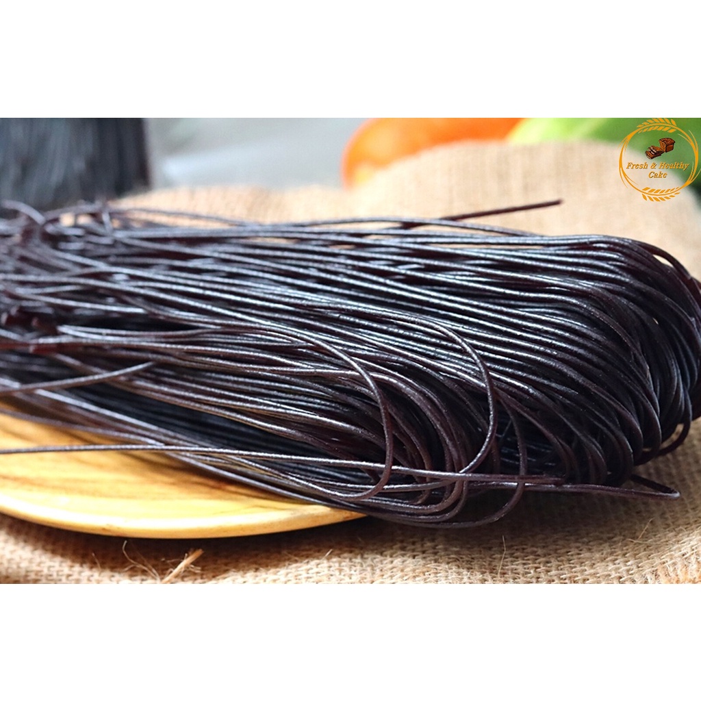 BÚN GẠO LỨT ĐEN Hữu Cơ 500GR,  phù hợp cho người ăn kiêng, giảm cân, tiểu đường, gym, yoga