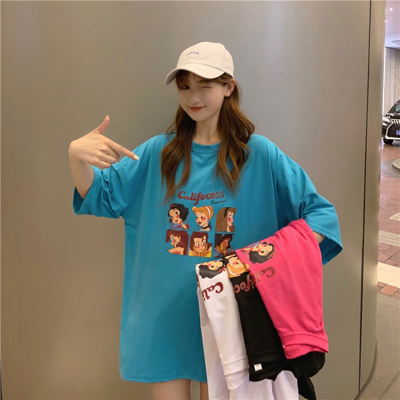 NRVP Áo Thun Unisex Mùa Hè Dáng Suông Tay Cộc Phong Cách Hàn Quốc Cho Nam Nữ