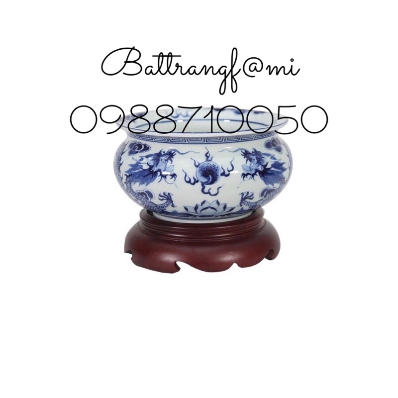 Bát hương vuốt tay dáng quả lựu cao cấp (phi 18,20,22,25 cm)