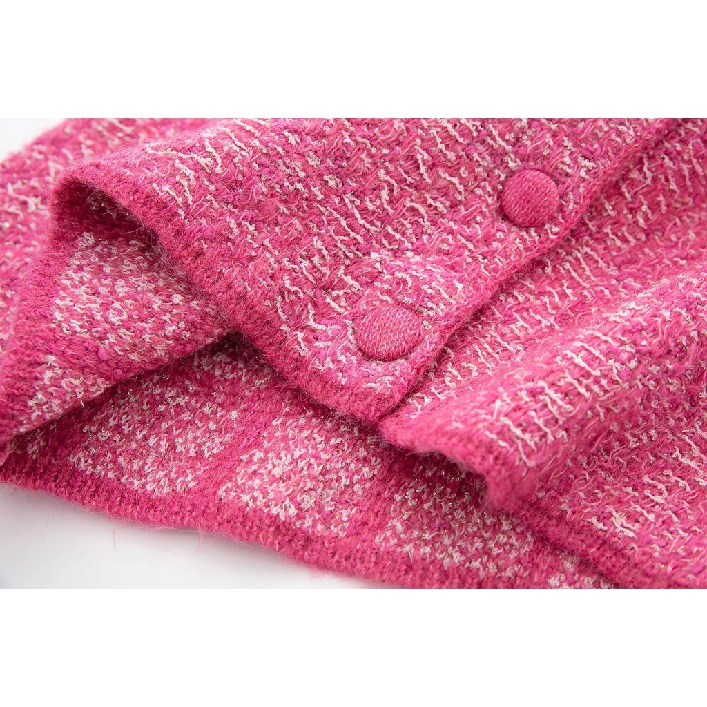 Áo Khoác Cardigan Dệt Kim Phối Nút Thời Trang Zara 2022 Dành Cho Nữ 4331168Váy Nửa4331169