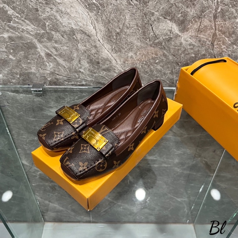 Giầy Bệt LV Gót 3F Full Size 35-39 - By Anh Dinh Phuong