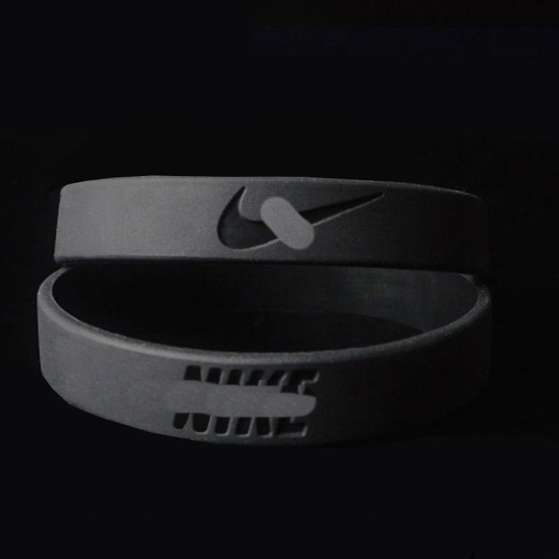 Nlke Vòng Tay Thể Thao Màu Trơn Hình Ngôi Sao Bóng Rổ NBA Cho Cặp Đôi