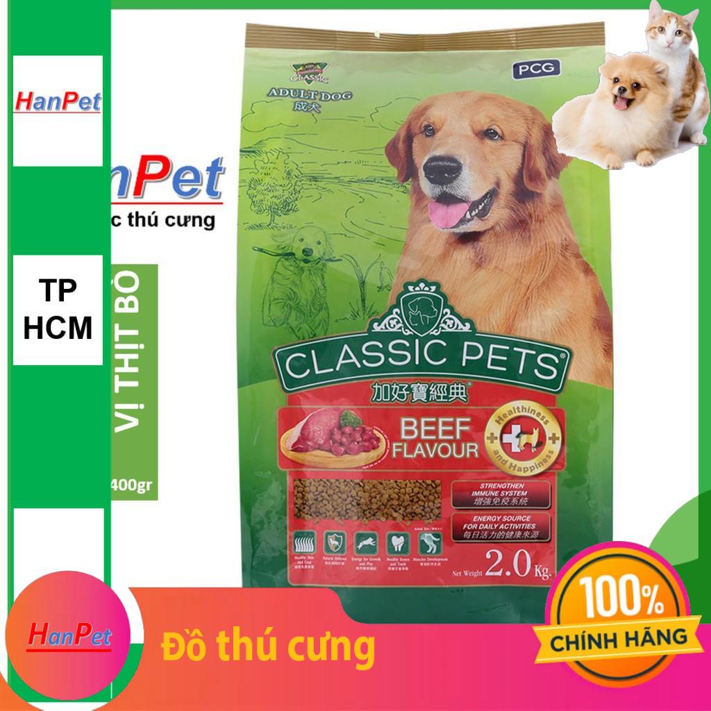 HCM-Thức ăn dạng hạt chó trưởng thành CLASSIC PETS ADULT- 400gr (hanpet 207) THỨC ĂN CHUỘT HAMSTER