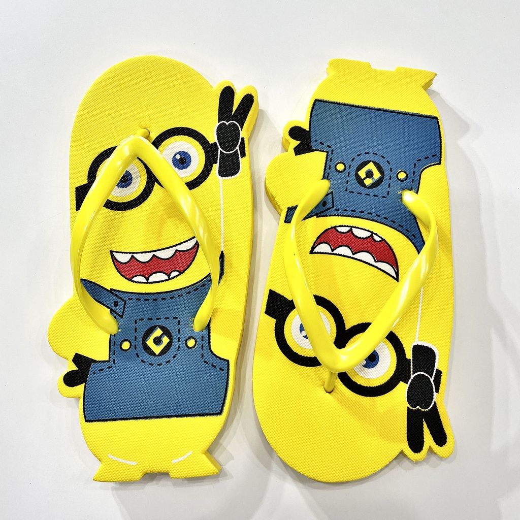 Dép kẹp xỏ ngón nữ Minions Banana hot trend dễ thương êm ái giá siêu rẻ cho các chị em.